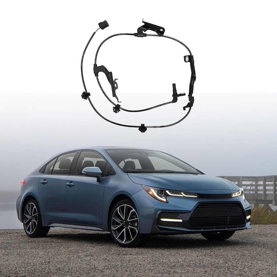 ABS Wheel Speed Sensor Front Right Compatible with 2019-2022